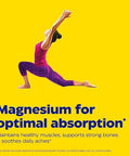 Enzymedica Magnesium Motion With 3 Forms Of Magnesium Ata Mg Glycinate Malate Soothes Occasional Aches Supports Bones & Muscles 60 Count