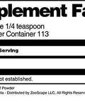Terravita Beet Leaf Powder 4 Oz Zin: 519174