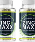 Zinc Supplements - Immunity + Skin + Reproductive Health Minerals - Zinc Chelate Immune Booster For Kids & Adults (2 Pack, Zinc Maxx)