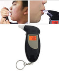 Tyenaza Breath Alcohol Tester Black Portable Sensitive High Accuracy Air Blowing Alcohol Tester With 5 Mouthpieces For Personal & Professional Use