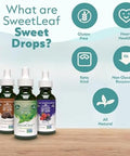 SweetLeaf Sweet Drops Flavored Stevia Liquid Sweetener Organic Stevia Extract Zero Calories Gluten Free Keto Friendly Non GMO Natural Flavors Sugar Alternative Cinnamon 2 Fl Oz (Pack of 1)