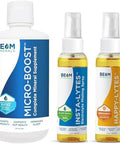 Beam Minerals Micro-Boost Humic Mineral Blend And Insta-Lytes Natural Liquid Electrolytes 2Oz And Happy-Lytes Fluvic Electrolyte Misting Spray 2Oz