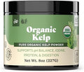 Complete Natural Products Organic Kelp Powder Supplement - Bulk Raw, Dry, Pure Sea Kelp Seaweed Powder 8Oz 75 Serving Thyroid, Iodine, & Digestion