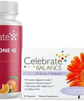 Celebrateone 45 Chewable Multivitamin With Iron & Balance Probiotic Bundle Bariatric Vitamins For Post-Gastric Bypass & Sleeve Gastrectomy Nutritional & Digestive Support