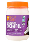 BetterBody Foods Organic Unrefined Coconut Oil - Hair & Skin Moisturizer, Baking & Cooking Oil - Light Aroma and Flavor - Butter Alternative - 15.5 Fl Oz