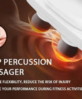 Eilison Massage Gun, Massage Gun Deep Tissue 4 Heads, Muscle Gun For Back, Shoulder, Neck, Body Massage Gifts For Men & Women, Muscle Tissue Therapy For Pain Relief Long Last Battery 5000Rpm (White)