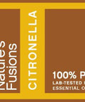 Nature's Fusions - Citronella Java Pure Essential Oil - 15mL
