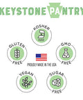 Keystone Pantry Sugar-Free Brown Sugar Substitute ÃƒÂ¢Ã¢â€šÂ¬Ã¢â‚¬Å“ 2 LB Bag ÃƒÂ¢Ã¢â€šÂ¬Ã¢â‚¬Å“ Naturally Sweetened with Erythritol ÃƒÂ¢Ã¢â€šÂ¬Ã¢â‚¬Å“ Zero Net Carbs ÃƒÂ¢Ã¢â€šÂ¬Ã¢â‚¬Å“ Zero Calories ÃƒÂ¢Ã¢â€šÂ¬Ã¢â‚¬Å“ Gluten Free ÃƒÂ¢Ã¢â€šÂ¬Ã¢â‚¬Å“ Vegan, Keto, & Diabetic Friendly ÃƒÂ¢Ã¢â€šÂ¬Ã¢â‚¬Å“ Certified Kosher