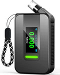 Diowner Rechargeable Breathalyzer 2026 Upgrade Breathalyzer With Lcd Digital Display & 10 Reusable Personal Mouthpieces Portable Alcohol Breathalyzer Tester With Advanced Sensor For Car/Home Use (Gray)