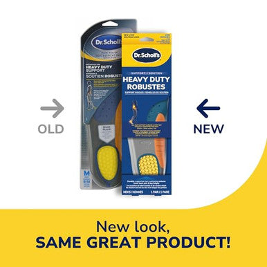 Dr. Scholl'S Pain Relief Orthotics Insoles For Heavy Duty Support For Men 1 Pair Size 8-14