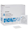 Mckesson Hand Sanitizing Wipes [100 Count] Alcohol Wipes With Aloe And Vitamin E Travel Individually Wrapped