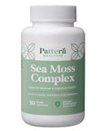 Pattern Wellness Sea Moss Complex Organic Sea Moss Burdock Root Bladderwrack Vitamin C and Ginger Capsules Immune Support Digestive Health Energy Support Vegan NonGMO 30 Capsules