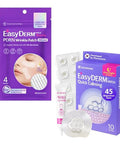 Dweasyderm Easyderm Quick Calming Magnesium Patches With Tweezers & Ampoule(10Ea)+Pdrn Patch Under Eye And Smile Line Care(4Ea)