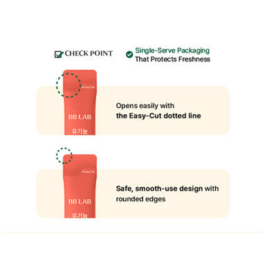 BB LAB Organic Olive Tomato Shot 100% Spanish Organic Extra Virgin Olive Oil & Tomato Blend Travel Easy on-the-go Liquid Stick 20g x 10 Sticks