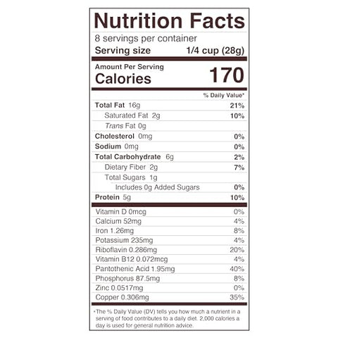 Foods Alive Organic Deluxe Mixed Nuts, 8oz, Kosher Blend of Premium Organic Cashews, Almonds, Walnuts, Pecans, Brazil Nuts