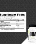 Nutrabio Dim Supplement Supports Estrogen Balance 100Mg 60 Vegetable Capsules