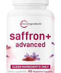 Micro Ingredients Saffron Advanced Supplements 60 Veggie Capsules 10-In-1 With Saffron Extract High Absorption Fat-Soluble Vitamin C Magnesium Turmeric & Ksm-66 Ashwagandha Filler Free