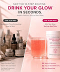 Manifest Glow Marine Collagen Peptides - Dragon Fruit Coconut Water Pineapple - Vitamin C Hyaluronic Acid Copper Zinc Biotin Niacin D3 B-Complex - Hair Skin & Nails 30 Servings