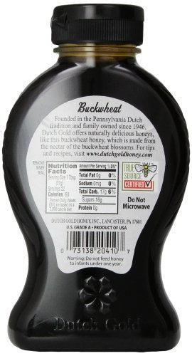Dutch Gold Honey Buckwheat, 16 oz