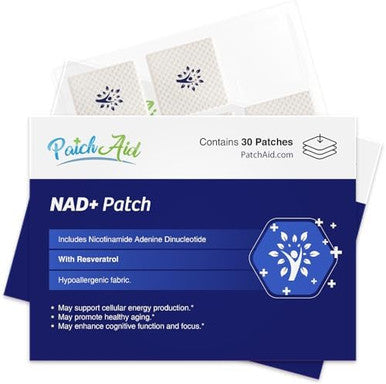 Nad+ Topical Patch By Patchaid 30-Day Supply