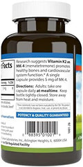 Carlson Vitamin K2 MK4 (Menatetrenone) 5 mg Vitamin K Supplement Bone Support K2 Vitamin SoyFree Vitamin K2 180 Capsules