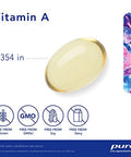 Pure Encapsulations Vitamin A 10000 IU 120 gels