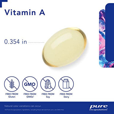 Pure Encapsulations Vitamin A 10000 IU 120 gels