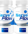 Livorka (2 Pack) Nerve Flow Official Nerveflow Advanced Nerve Support Pills Nerve Flow Supplement Capsules Nerveflow Natural Pills Maximum Strength Multivitamin Advanced Formula 120 Capsules For 2 Months