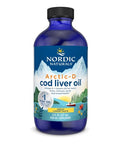 Nordic Naturals Arctic-D Cod Liver Oil Lemon - 8 Oz - 1060 Mg Total Omega-3S 1000 Iu Vitamin D3 - Epa & Dha - Heart Brain Bone Immune & Mood Support - Non-Gmo 48 Servings