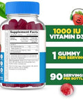 Lifeable Sugar Free Vitamin D for Kids 1000 IU Great Tasting Natural Flavor Gummy Supplement Gluten Free Vegetarian Chewable for Strong and Healthy Bones for Children Teen Toddler 90 Gummies