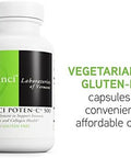 Davinci Labs Potenc 500 Dietary Supplement To Support Immune System Function & Collagen Health With Vitamin C Calcium Magnesium Potassium And More Vegetarian Gluten 90 Tablets