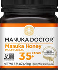 Manuka Doctor - MGO 35+ Manuka Honey Multifloral, 100% Pure New Zealand Honey. Certified. Guaranteed. Raw. Non-GMO (8.75oz)