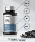 Horbaach Chelated Zinc Supplement 100mg 250 Tablets High Potency and Superior Absorption Vegetarian NonGMO Gluten Free