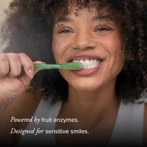 Serovital Smile Revitalizing Toothpaste Nano-Hydroxyapatite & Fruit Enzyme Whitening Toothpaste Formulated Without Fluoride For Sensitive Teeth Mint Kiss Flavor 4 Oz