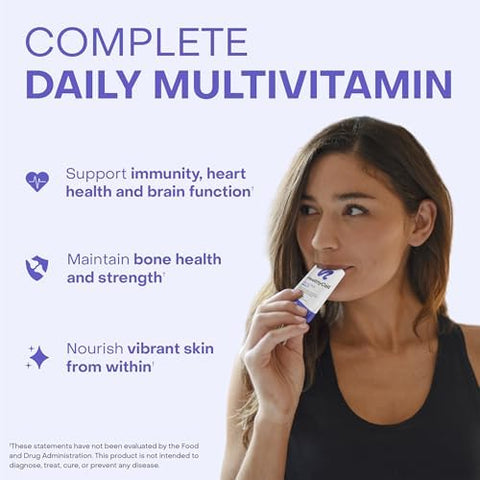 Healthycell Focus & Recall Brain Supplement For Memory & Focus + Bioactive Multivitamin For Women & Men Bundle