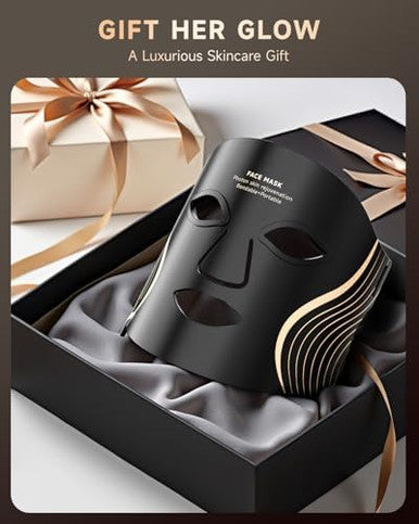 Kydj Red Light Therapy Mask For Face 7 Colors Led Face Mask Light Therapy With Rechargeable Remote Portable Anti-Aging & Skin Rejuvenation Device For Home Use Or Travel Ideal For Women