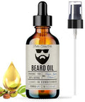 Bella Terra Oils - Beard Oil 4Oz - Crafted With Genuine Natural Organic Vitamin E Organic Jojoba & Argan Classic Anti-Friz Formula Elevating Beard Luster & Care