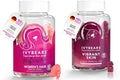 Ivybears Extra-Strength Hair + Skin Glow Gummies Bundle â€“ 10X Biotin + Collagen â€“ Stronger Hair Radiant Skin Youthful Glow â€“ 100% Natural Flavors - Vegan Beauty Formula â€“ Made In Germany â€“ 2X60 Count