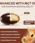Allbiz Ceylon Cinnamon Softgels 360 Count With Mct Oil Sourced From Sri Lanka Low Coumarin Formula Easy-To-Absorb Cinnamon Extract Non-Gmo & Gluten Free Capsules For Daily Wellness