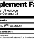 Terravita Wheat Grass Powder (1 Oz, Zin: 514677)