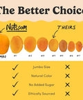 Nuts.com Ã¢â‚¬â€œ Dried Apricots Turkish Ã¢â‚¬â€œ No Sugar Added, Healthy Fruit Snack for Adults & Kids Ã¢â‚¬â€œ Naturally Plump & Juicy, Good Source of Potassium & Fiber Ã¢â‚¬â€œ Vegan, Gluten-Free, Kosher Pareve Ã¢â‚¬â€œ 2 Pound Bag