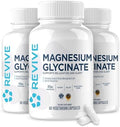 Revive Md Pure Magnesium Glycinate 200Mg " High Absorption Supplement For Relaxation Stress Relief Sleep & Memory Support " Promotes Strong Bones Healthy Nerve & Muscle Function (180 Servings)