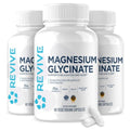 Revive MD Pure Magnesium Glycinate 200mg High Absorption Supplement for Relaxation Stress Relief Sleep and Memory Support Promotes Strong Bones Healthy Nerve and Muscle Function (180 Servings)