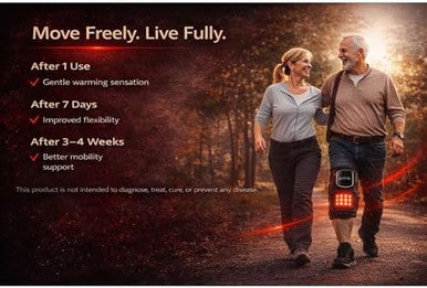 Nourish Nest Knee Massager With Heat And Red Light Cordless Heated Knee Brace With 3 Heat/3 Vibration/5 Light Levels Red Lights With 660Nm & 850Nm 5000Mah Massager For Knee Elbow Shoulder