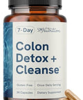 Smnutrition 7 Day Colon Cleanse & Detox Supports Bloating Relief & Occasional Constipation Fast Acting 7 Day Detox Cleanse For Women And Men With Probiotics For Gut Health & Regularity Gluten 30Ct.