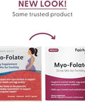 Fairhaven Health Myofolate Powder For Women 1 Per Day Female Fertility Supplement Ovarian Health And Egg Quality 2000 Mg Myoinositol And 333 Mcg Methylfolate 30 Individual Packets