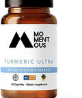 Momentous Turmeric Ultra Supplement, Capsules, 30 Servings