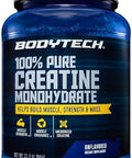 Bodytech Creatine Monohydrate Capsules Micronized For Maximum Absorption Supports Muscle Strength & Power Convenient Capsule Form (100 Capsules)