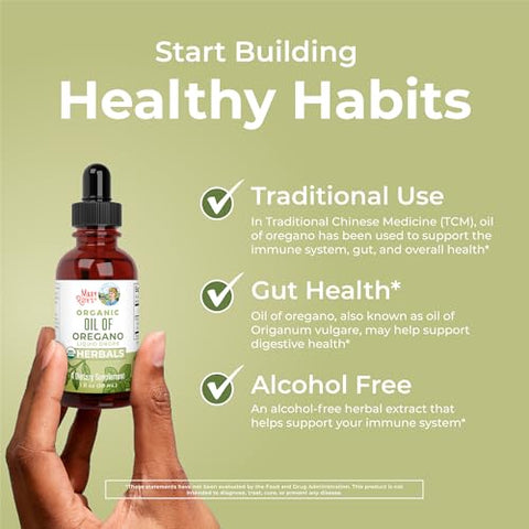 Maryruth'S Probiotic (Unflavored) & Oil Of Oregano Drops Usda Organic Clean Label Project Verified Vegan Non-Gmo Sugar-Free Immune Support Antioxidant & Digestive Health