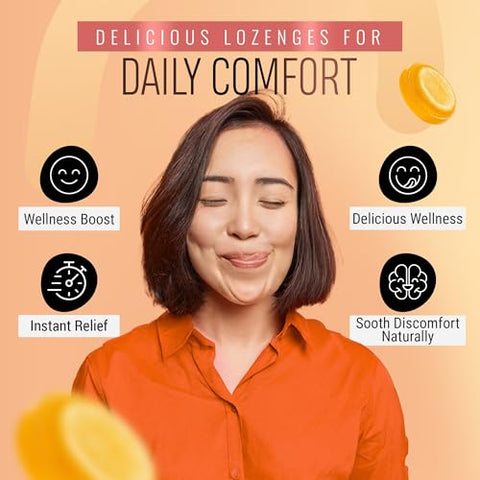 Berringa Australian Manuka Honey Lozenges, Ginger Lemon, MGO 900+, 5.3 oz, 30 count
